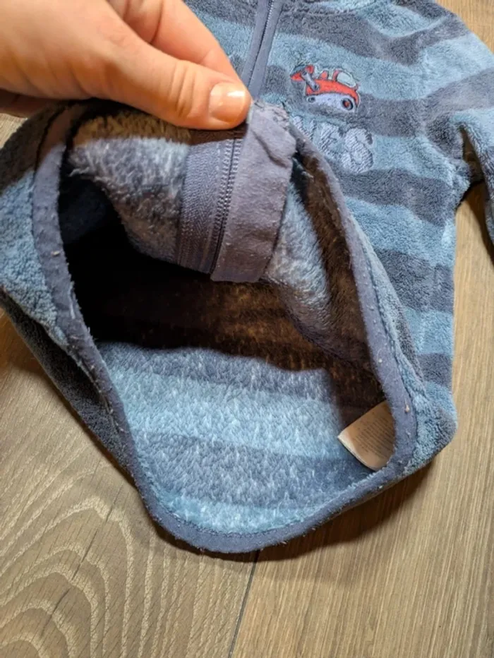 Veste zippée polaire lupilu 3 ans très bon état - photo numéro 2