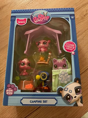 Coffret petshop camping set