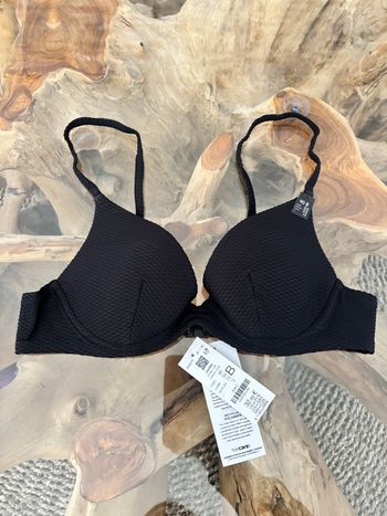 Haut de maillot de bain Etam push up noir