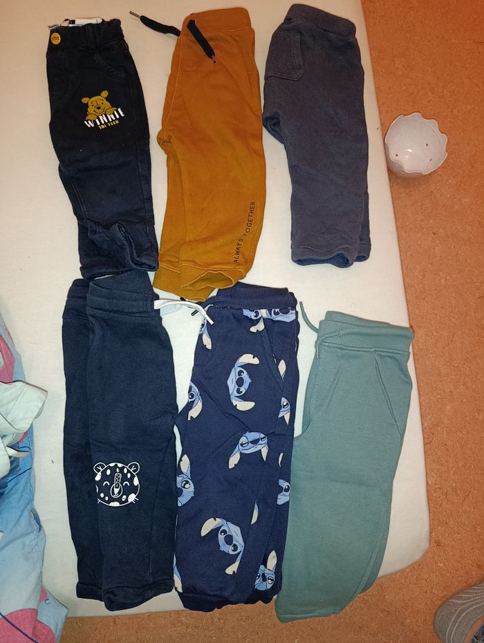 Lot de 6 jogging bebe garçon taille 18 mois