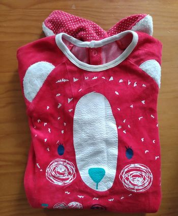 Pyjama bébé velours Petit Beguin 12 mois
