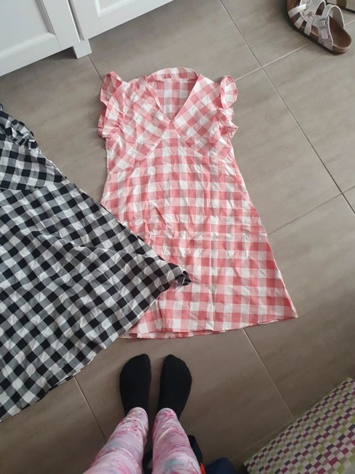 Lot de 2 robe noir et rose - photo numéro 3