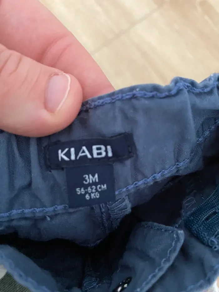 Lot de 2 pantalons bébé 3 mois - photo numéro 2
