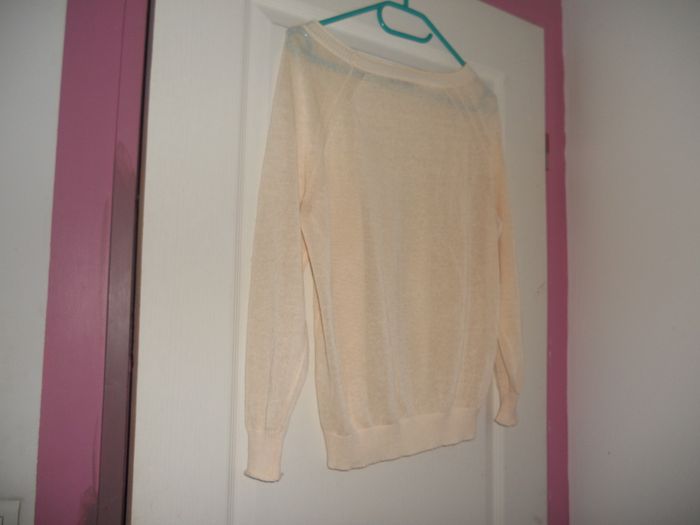 pulle femme  T 40/42 ( J crew ) écru - photo numéro 2