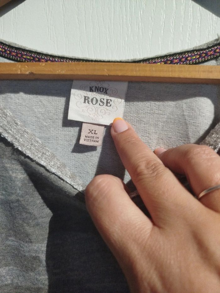Pull femme xl Knox rose - photo numéro 2