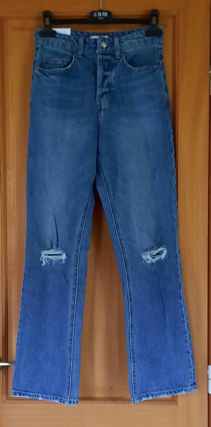 Jean bleu neuf H&M 34 - photo numéro 2