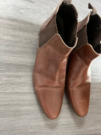 Bottines marron cuir asos