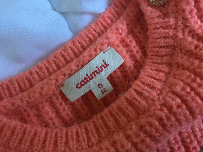 Pull catimini orange - photo numéro 3
