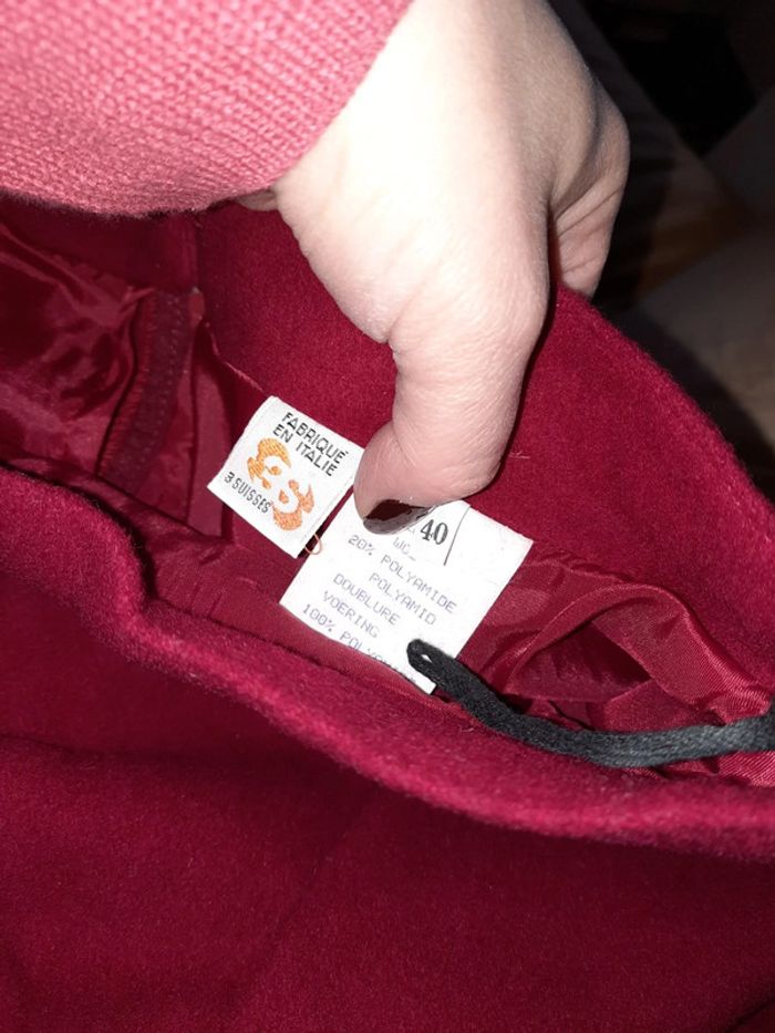 Jupe rouge vintage - photo numéro 2