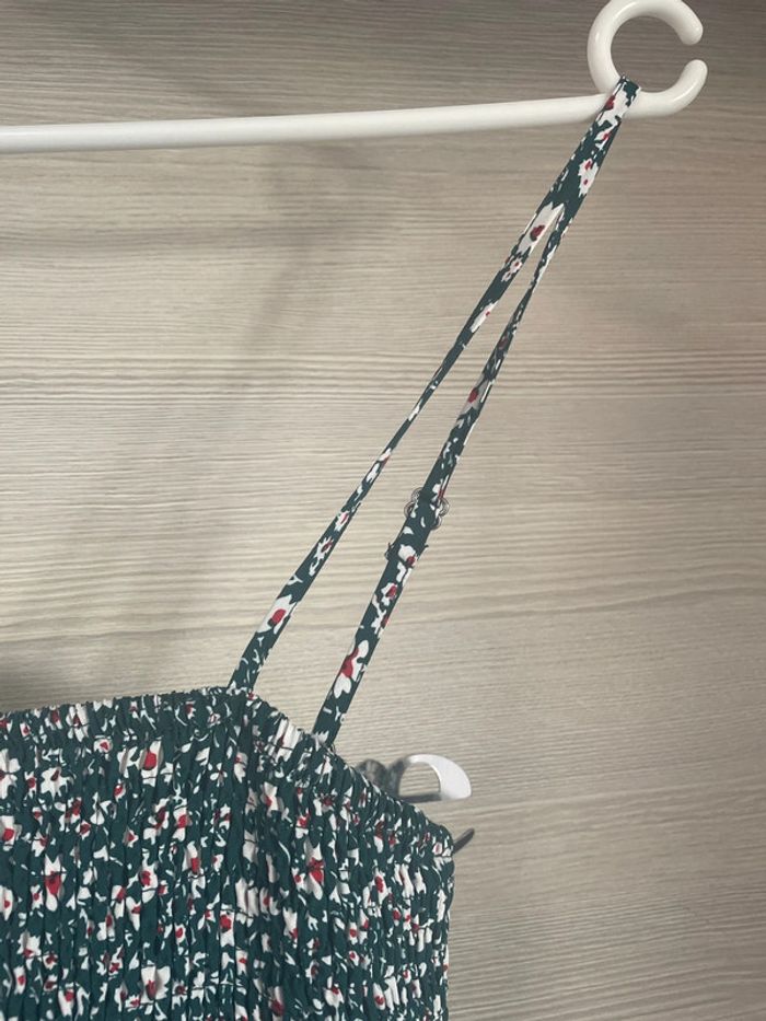 Robe grossesse verte fleurie - photo numéro 3
