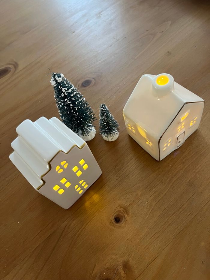 Petites maisons de Noël en céramique - photo numéro 10
