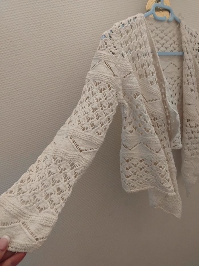 Gilet dentelle fille 8ans - photo numéro 4