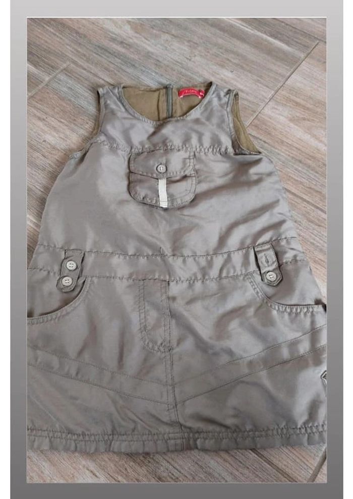Robe kaki tissaia 3 ans