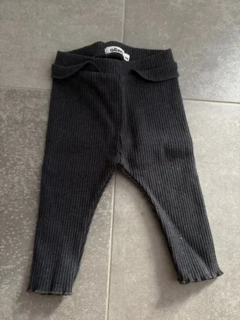 Legging gris/noir 6 mois