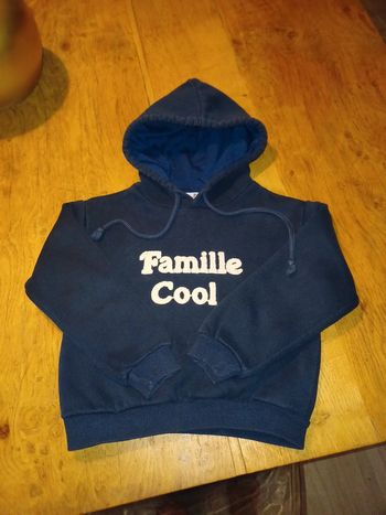 Sweat à capuche 6/8ans PM mère et fille