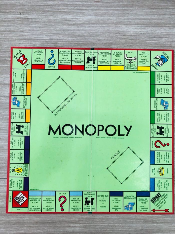 Monopoly deluxe en franc vintage - photo numéro 3