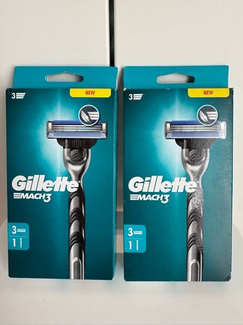 Lot de 2 Gillette mach3