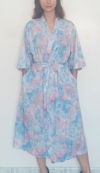 Robe de chambre légère fleurie vintage taille 42/44
