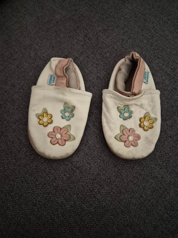 Chausson cuir 18 a 24 mois