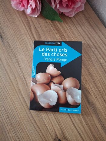 Livre : Le parti pris des choses - Francis Ponge