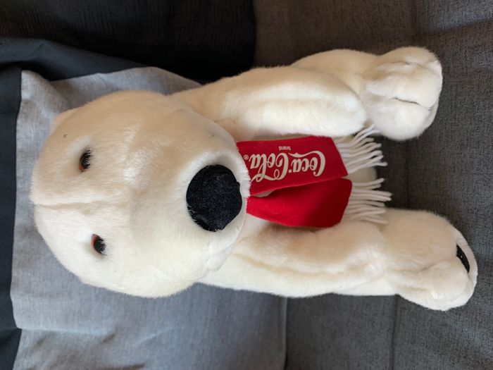 Peluche ours blanc e gator viva cola - photo numéro 3