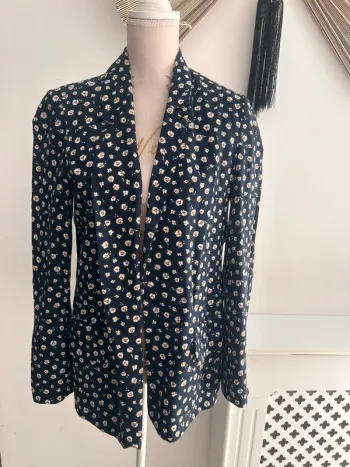 Veste blazer fleurie promod 40