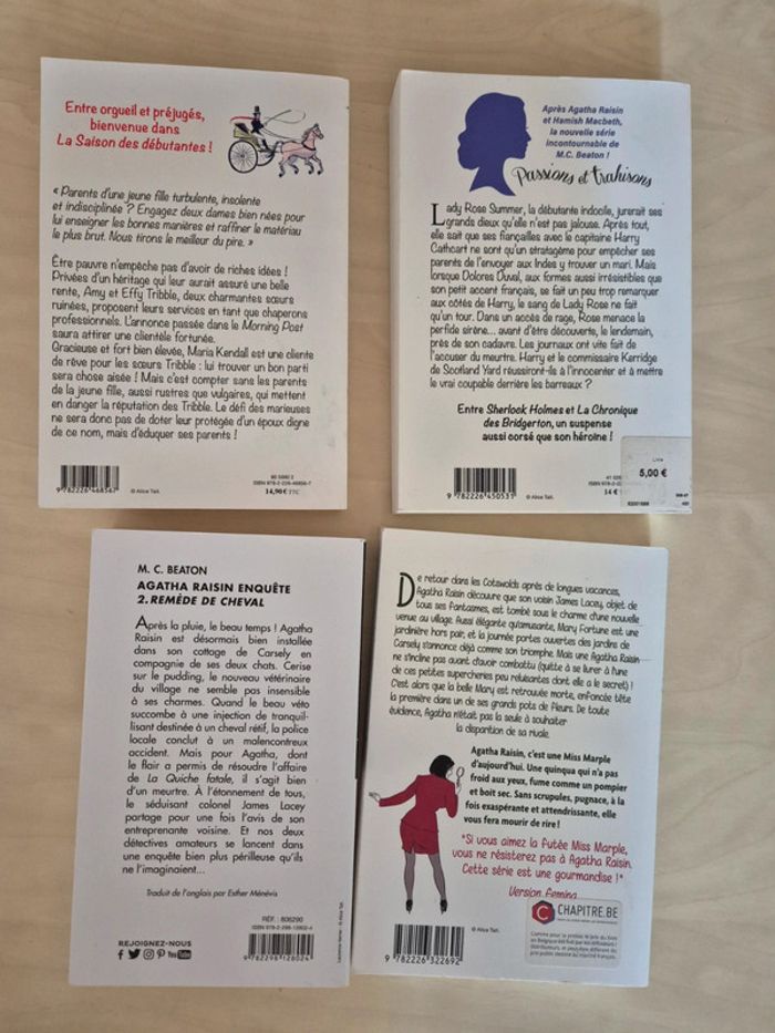 Lot 4 livres cosy mystery - photo numéro 2