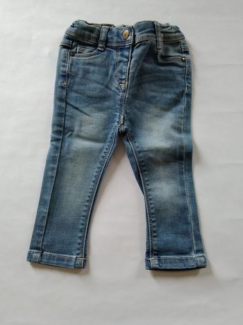 pantalon jean tape à l'oeil fille 6 mois