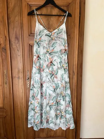 Robe longue d’été Etam – Taille L 🌿