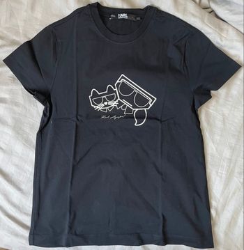 T shirt noir karl lagerfeld