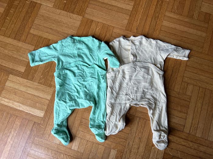 Lot 2 pyjamas fin Winnie Tigrou Disney 0/1mois - photo numéro 6