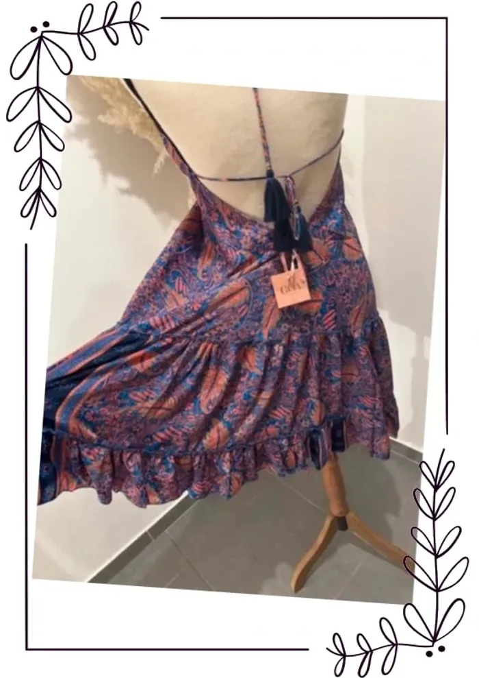 Robe d’été fluide dos nu neuve - photo numéro 6