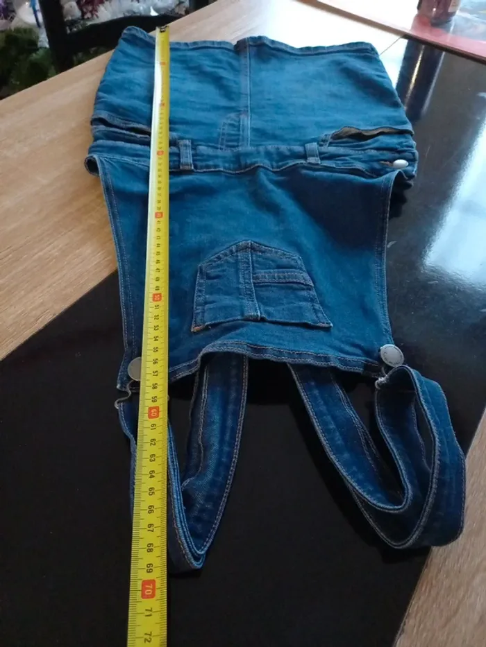 Robe salopette en jeans 12 ans - photo numéro 5