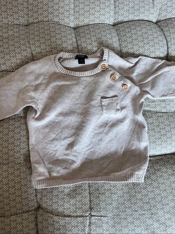 Pull beige Kiabi