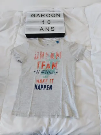 Tee-shirt manche courte 10 ans Okaïdi