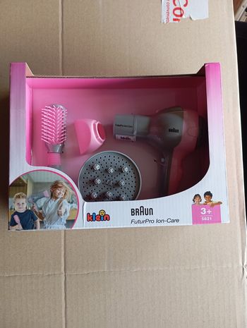 Séche-cheveux pour enfants, avec brosse et diffuseur Braun