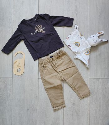 Pantalon et T-shirt ML Bébé Kiabi