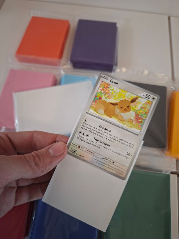 Paquets de sleeves semi rigide pour cartes Pokémon TCG , coloris et quantitée au choix 🔥 - photo numéro 4