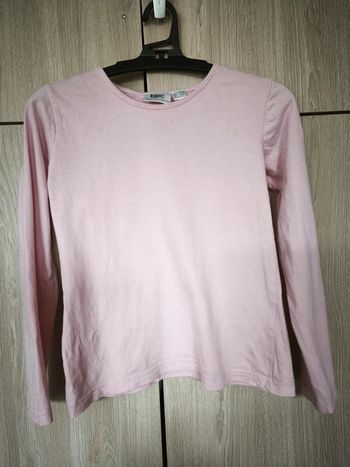 Sous pull rose clair 8 a 9 ans bpc