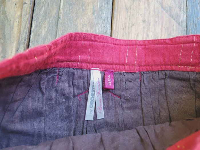très belle jupe orchestra fuchsia taille 4 ans - photo numéro 8