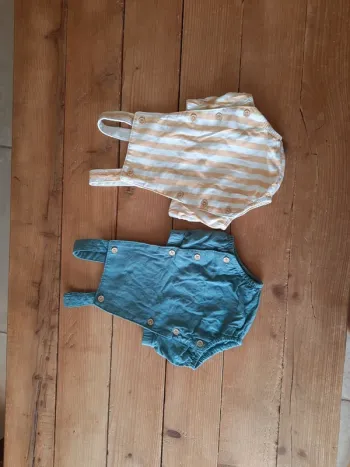 Lot de 2 barboteuses été