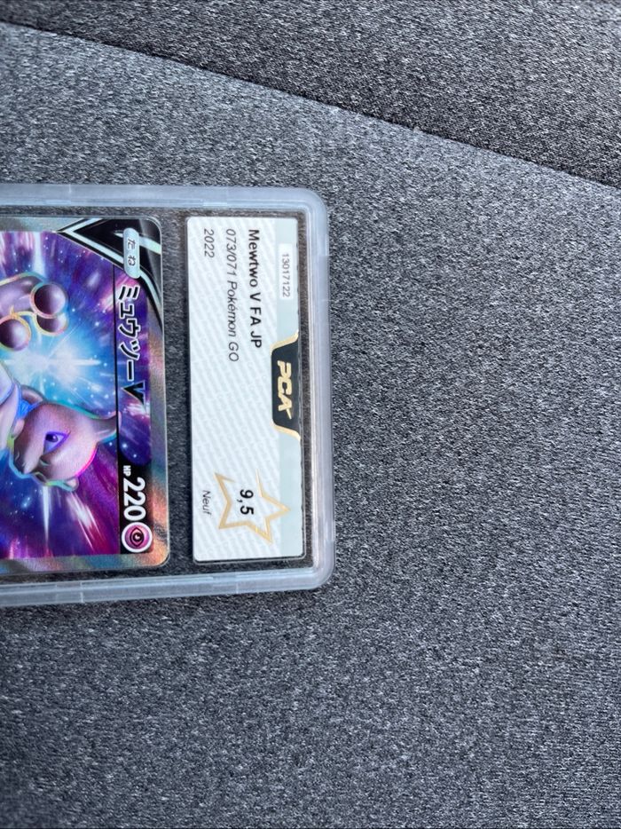 Pokémon Card – Mewtwo V FA – PCA 9.5 – Japonais – Pokémon GO 073/071 - photo numéro 2