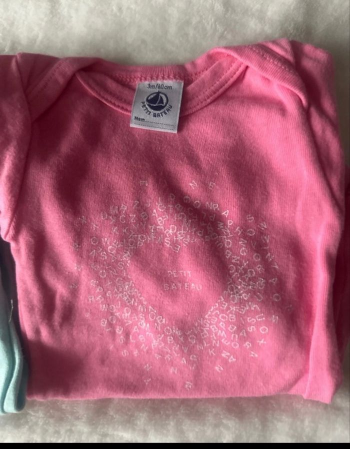 Bodies fille 3 mois petit bateau - photo numéro 3