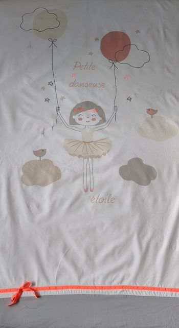Housse de couette Vertbaudet 140 x 200 + taie