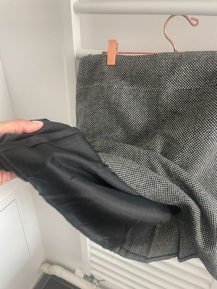 Jupe  en laine benetton taille 40 - photo numéro 3