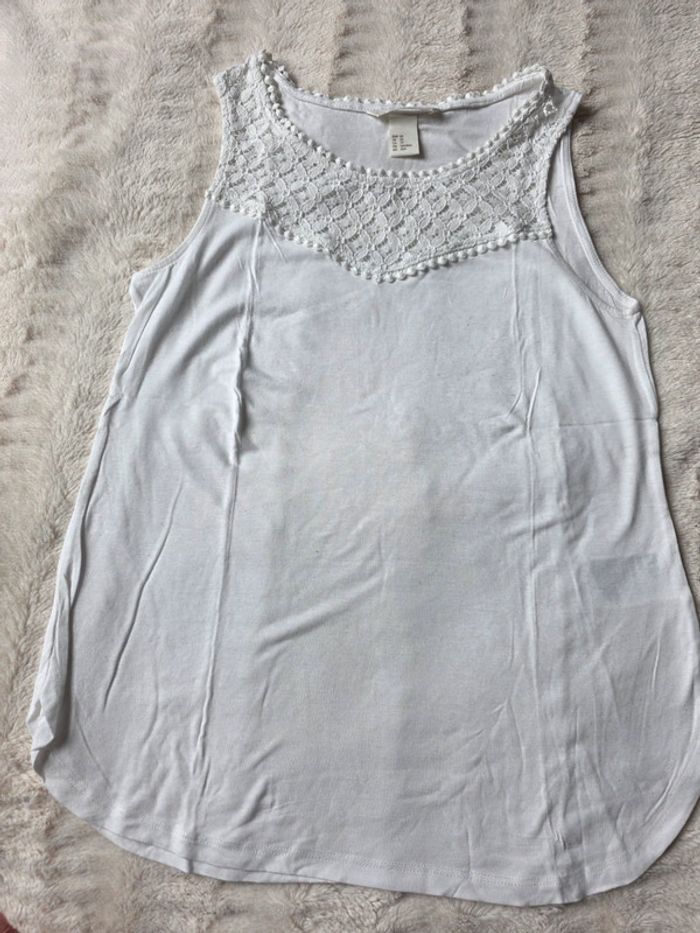 Débardeur femme blanc