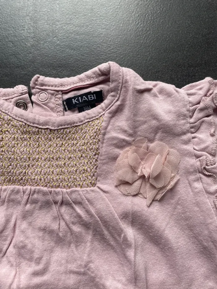 T shirt sans manches volantées 18 mois - photo numéro 2