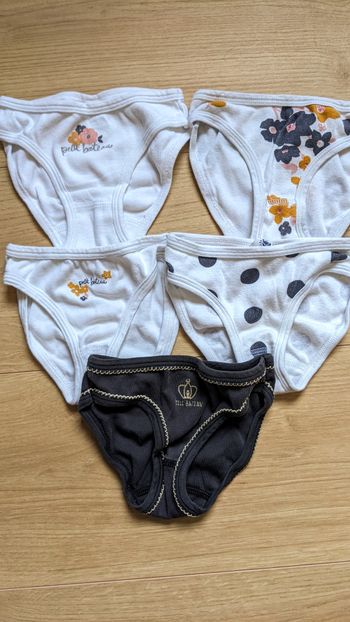 Lot de culottes Petit Bateau 3 ans