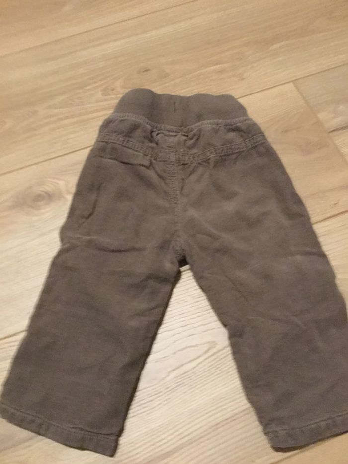 Lupilu pantalon hiver velours marron 6 mois - photo numéro 3