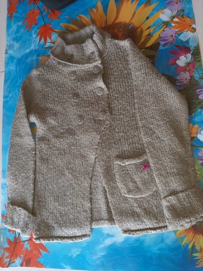 Gilet Lisa Rose 8 ans marron glacé